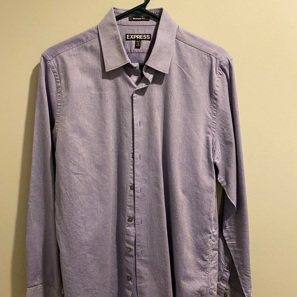 Express Modern Fit Dress Shirt - M